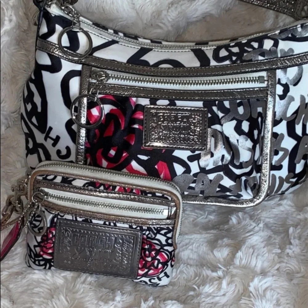 🥰COACH POPPY 2 pc SET🥰 vintage set ❤️‍🔥
